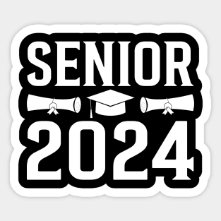 Senior Class of 2024 funny Graduation Of High Middle School Sticker